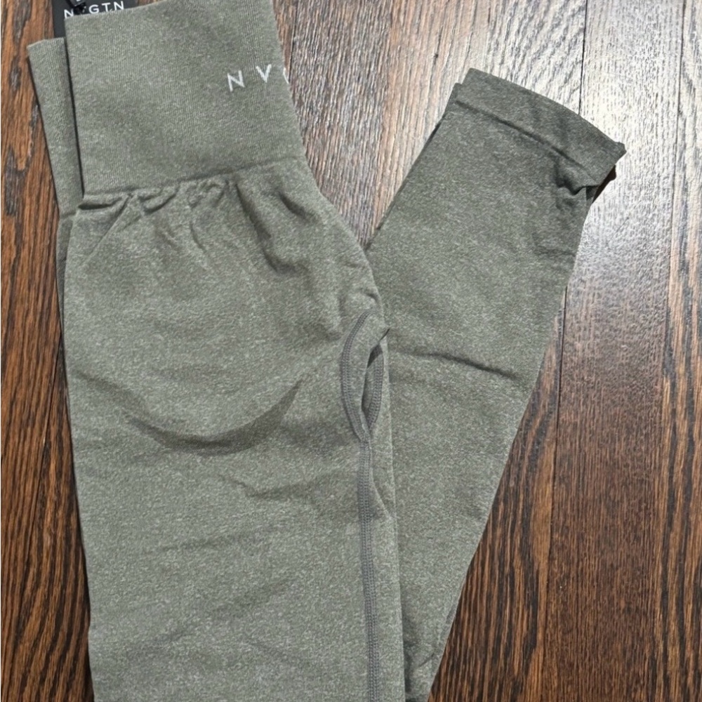 NVGTN Olive Green High-Waist Leggings